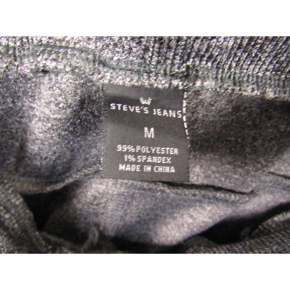Steve's Jeans Men Gray Medium Drawstring Joggers - Picture 4 of 7
